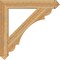 Ekena Millwork Olympic Arts & Crafts Rough Sawn Bracket, Western Red Cedar, 6"W x 44"D x 44"H BKT06X44X44OLY03RWR - alternate 3